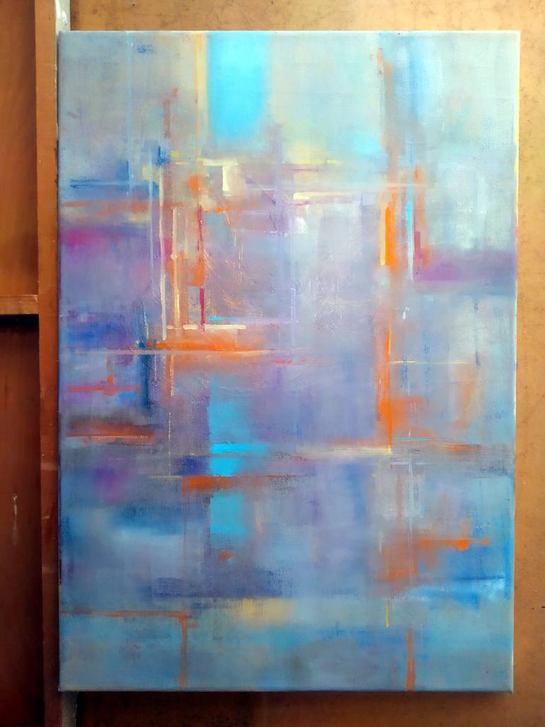 Original Conceptual Abstract Painting by Diana Grigoryeva