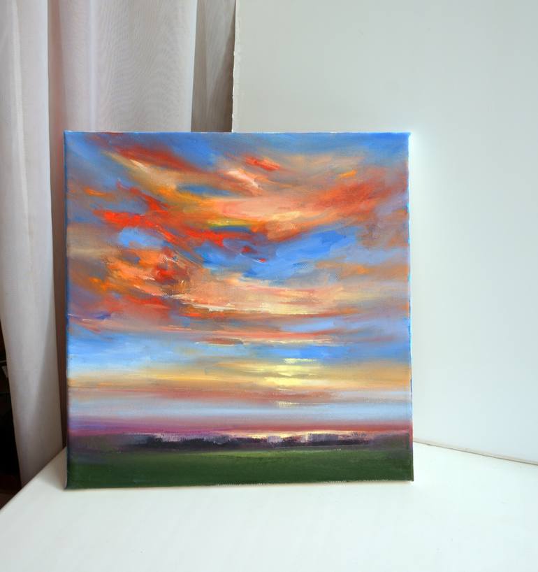 Original Expressionism Travel Painting by Diana Grigoryeva