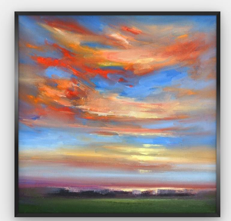 Original Expressionism Travel Painting by Diana Grigoryeva
