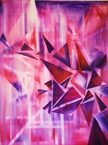 Print of Abstract Geometric Paintings by Charlie Kelly