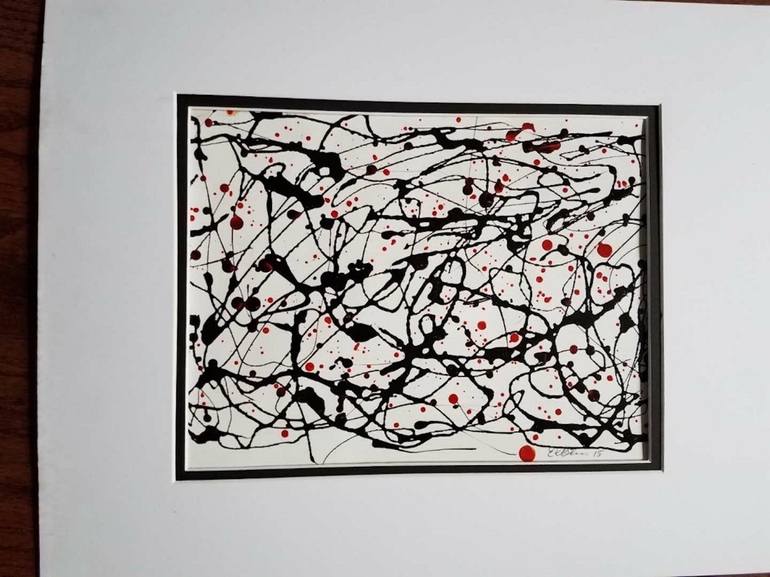 Original Abstract Expressionism Abstract Painting by Elbe Brave