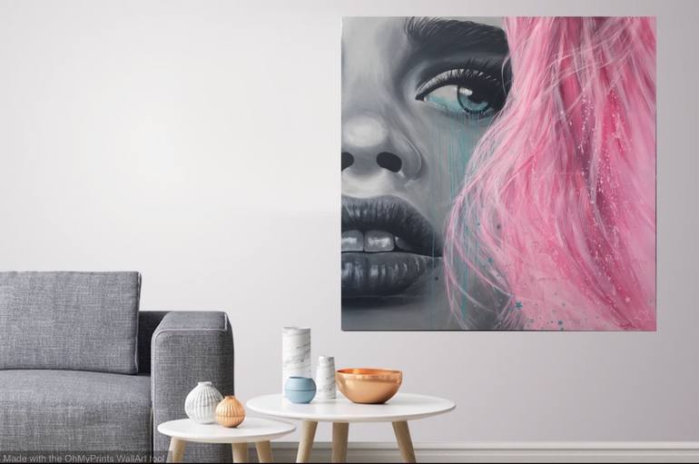 Original Modernism Women Painting by Leesa Gray-Pitt