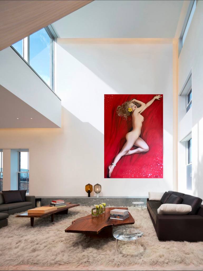 Original Figurative Celebrity Painting by Leesa Gray-Pitt