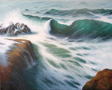 Original Realism Seascape Paintings by Adnan Ahmed