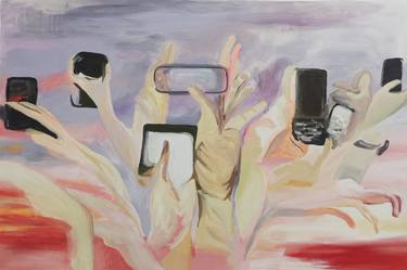 Print of Figurative Technology Paintings by Lucia Harari