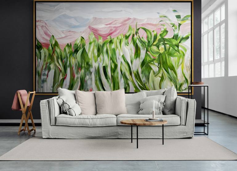 Original Abstract Landscape Painting by Laura Porcelli
