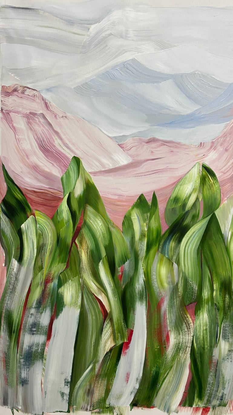 Original Abstract Landscape Painting by Laura Porcelli
