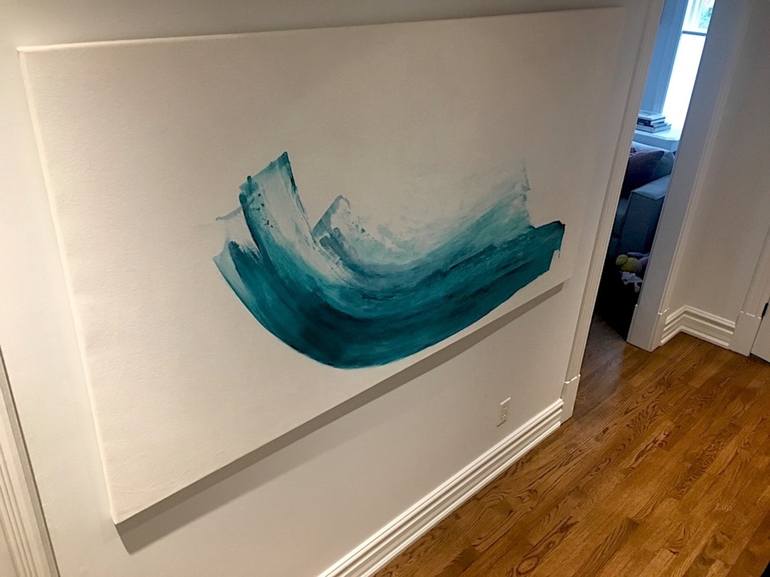 Original Abstract Water Painting by Laura Porcelli