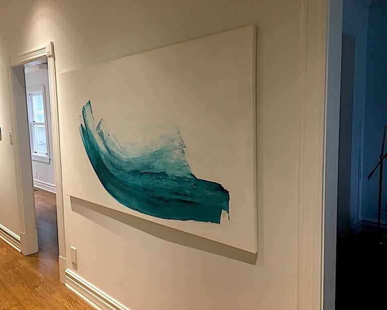 Original Abstract Water Painting by Laura Porcelli