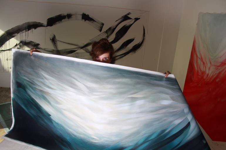 Original Abstract Painting by Laura Porcelli