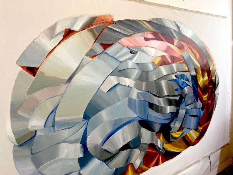 Original Conceptual Abstract Painting by Laura Porcelli