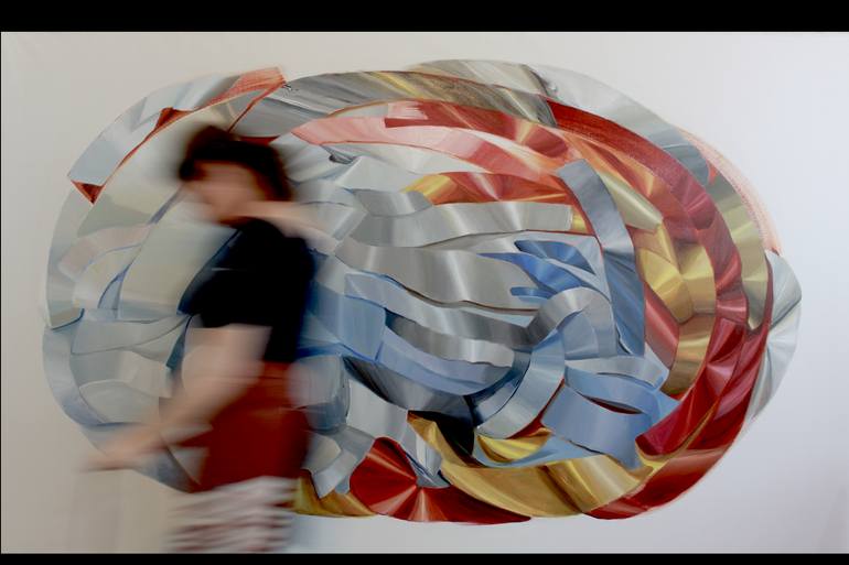 Original Conceptual Abstract Painting by Laura Porcelli