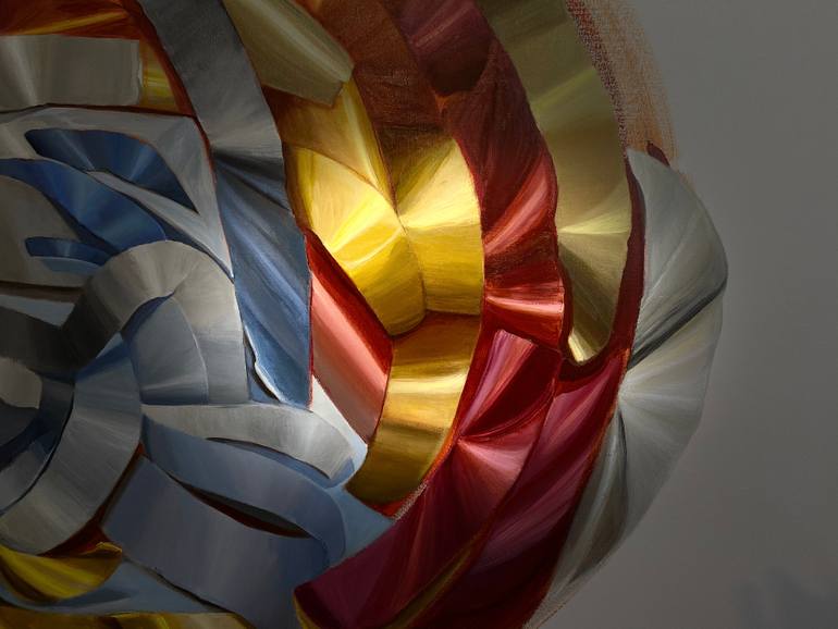 Original Conceptual Abstract Painting by Laura Porcelli