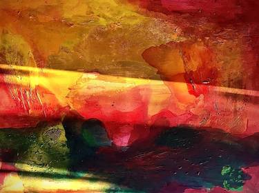 Original Abstract Expressionism Abstract Paintings by Shan Shan Sheng