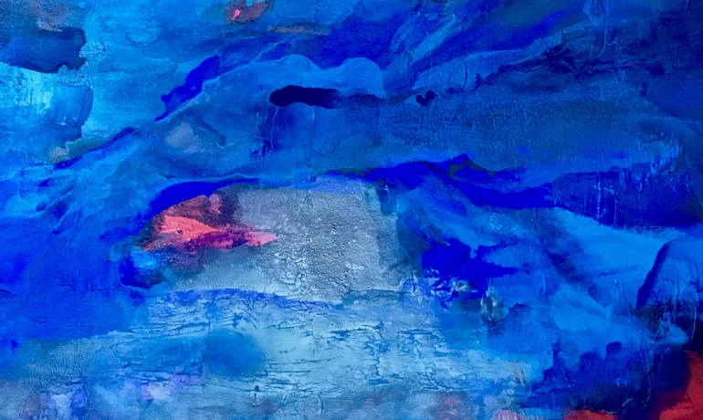 Original Expressionism Abstract Painting by Shan Shan Sheng