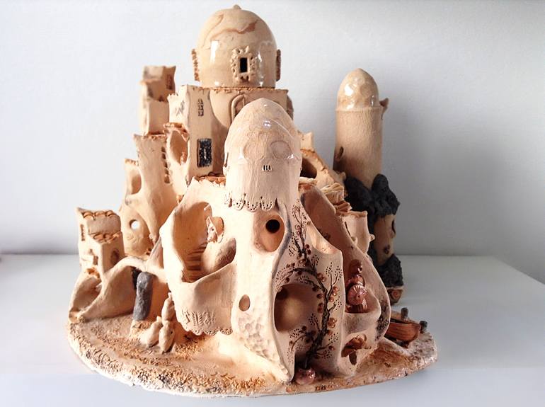 Original Surrealism Architecture Sculpture by Massimo Conforti