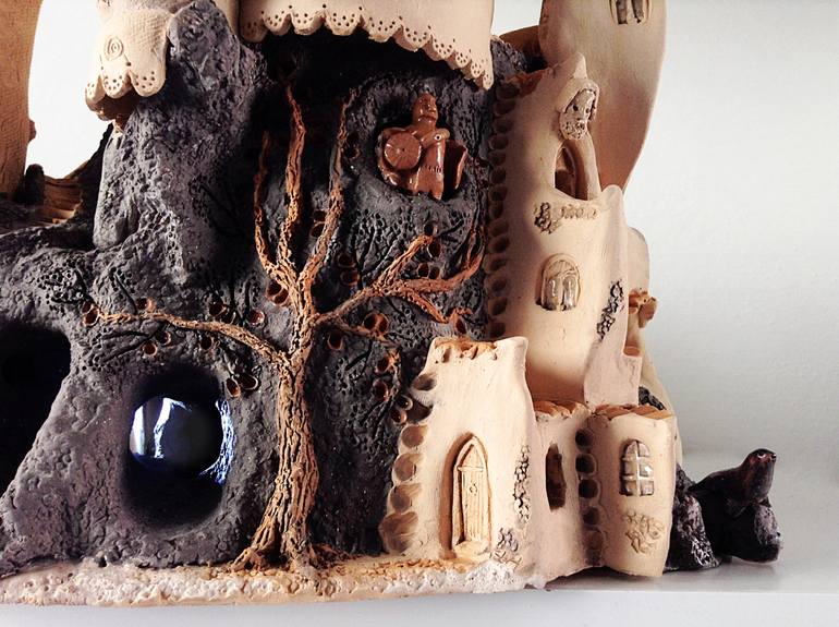 Original Surrealism Architecture Sculpture by Massimo Conforti