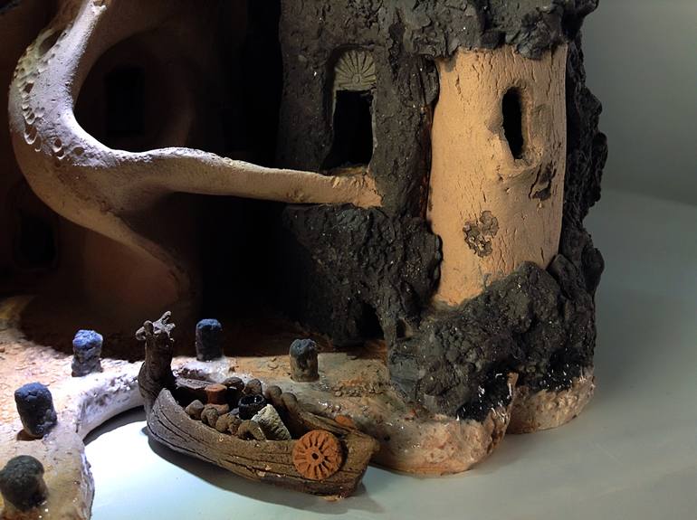 Original Surrealism Architecture Sculpture by Massimo Conforti