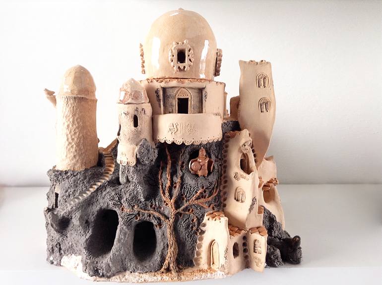 Original Surrealism Architecture Sculpture by Massimo Conforti