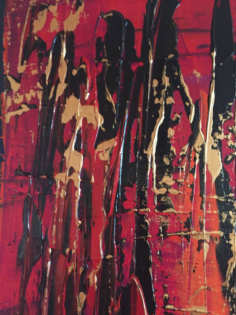 Original Abstract Expressionism Abstract Painting by Sally Mackness