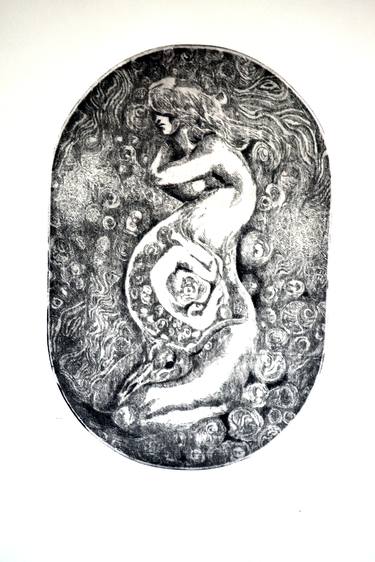 Print of Figurative Nude Printmaking by chiara ionta