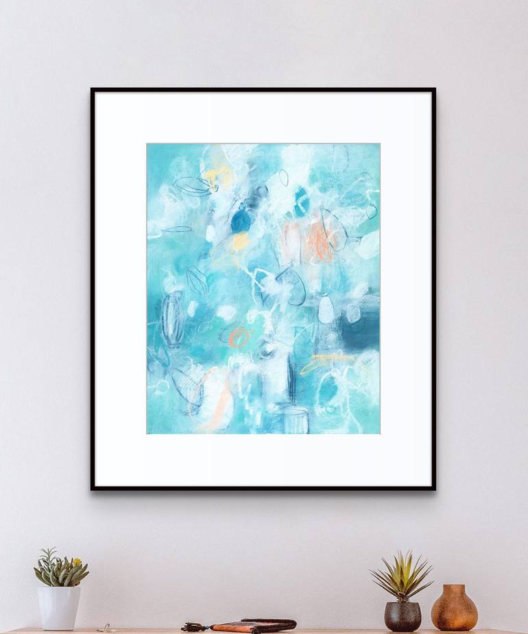 Original Abstract Expressionism Abstract Drawing by Sara Richardson
