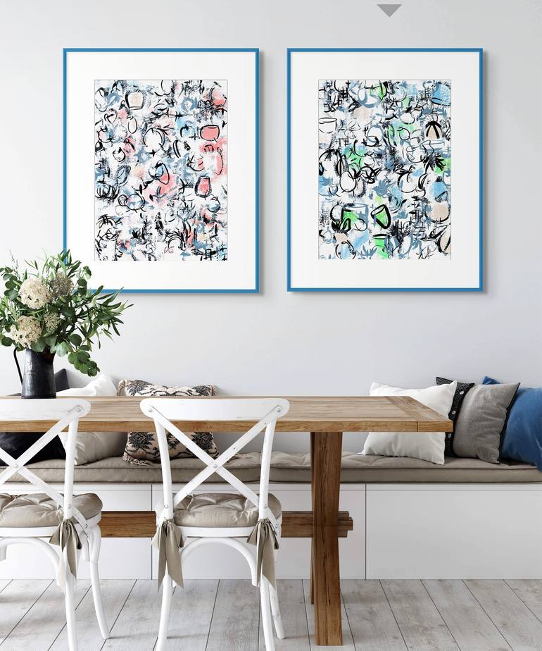 Original Abstract Food & Drink Painting by Sara Richardson