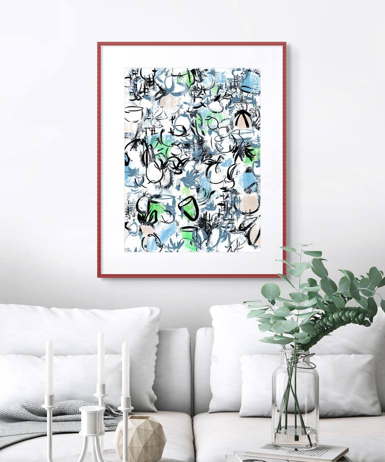 Original Abstract Food & Drink Painting by Sara Richardson