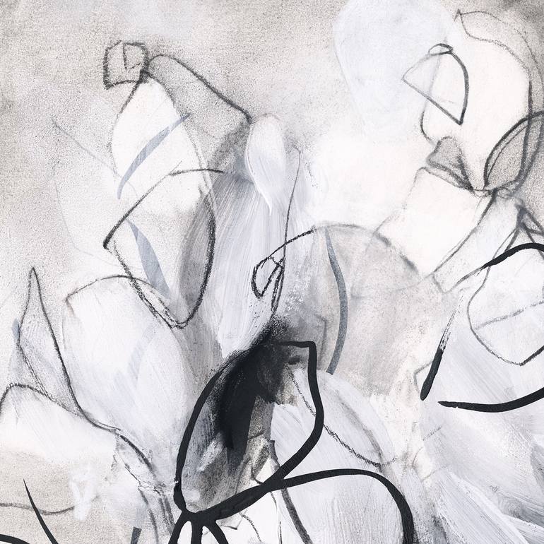 Original Abstract Expressionism Nature Drawing by Sara Richardson