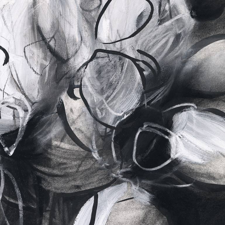 Original Abstract Expressionism Nature Drawing by Sara Richardson