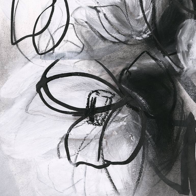 Original Abstract Expressionism Nature Drawing by Sara Richardson