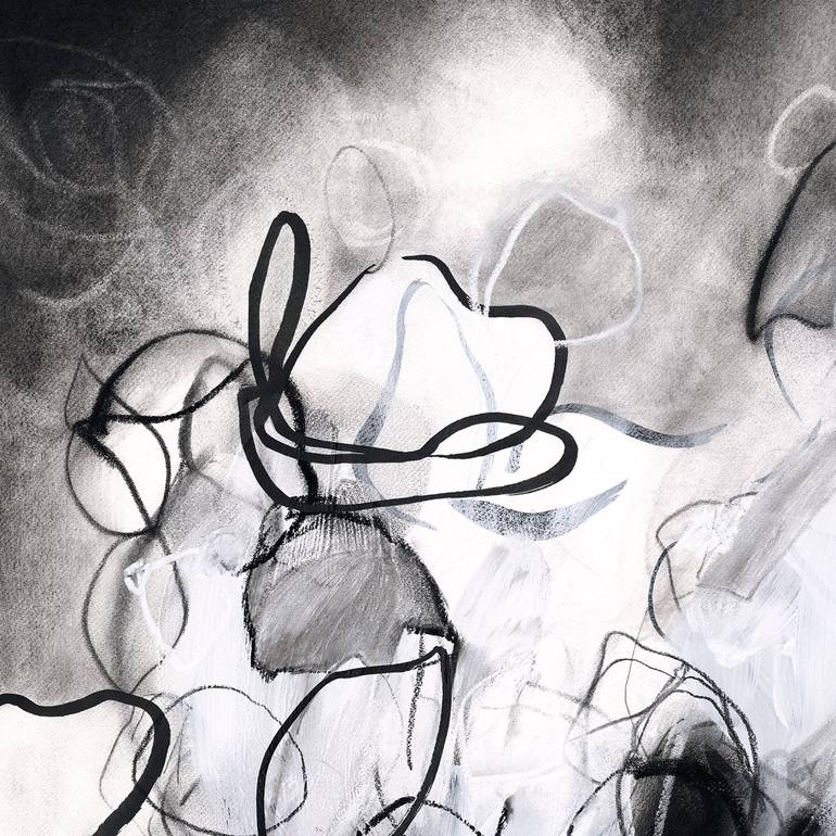 Original Abstract Expressionism Nature Drawing by Sara Richardson