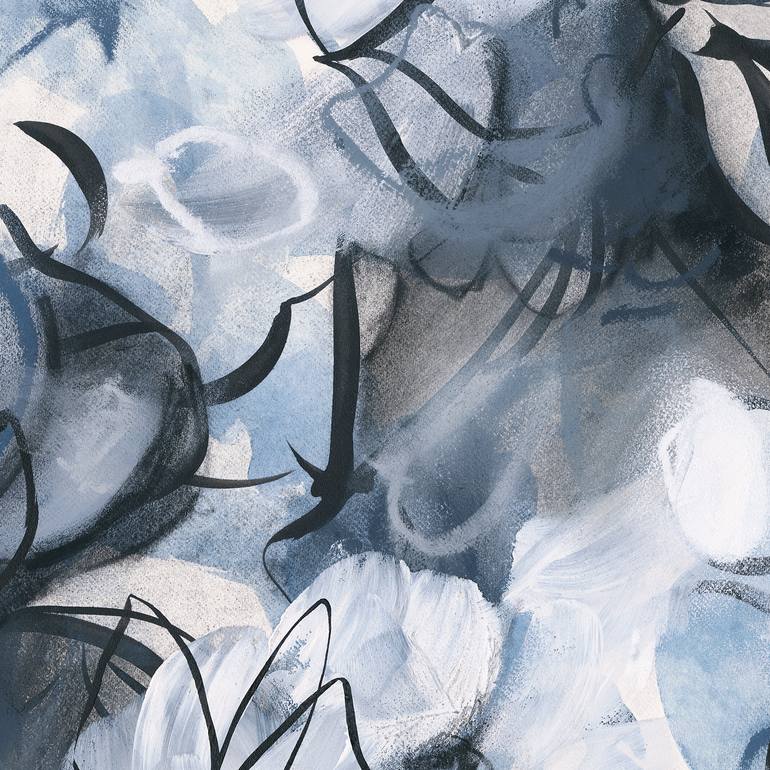 Original Abstract Expressionism Nature Drawing by Sara Richardson