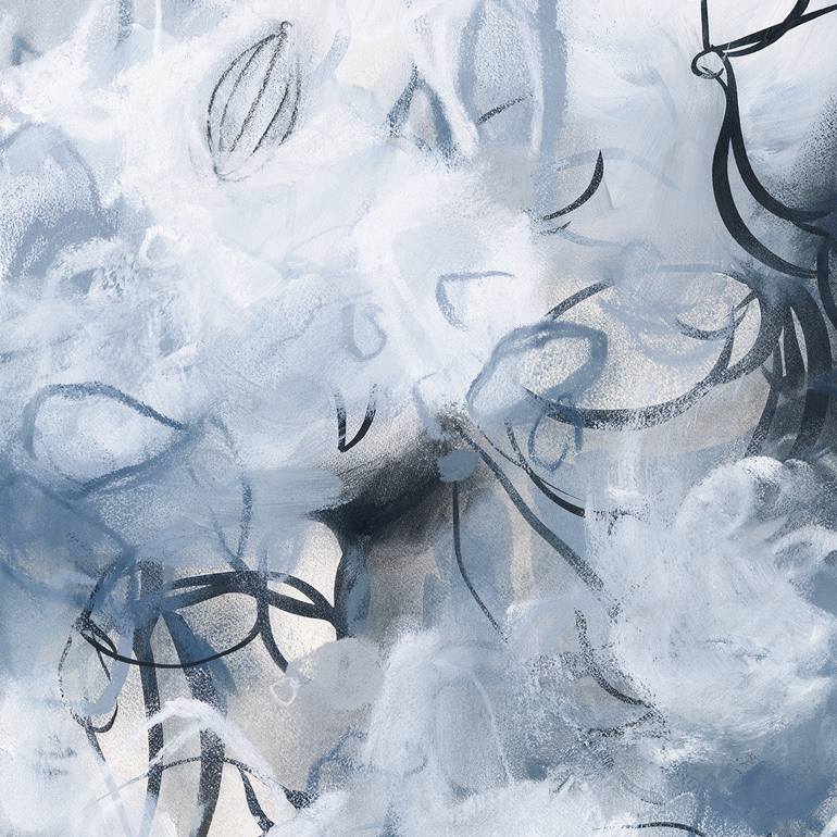 Original Abstract Expressionism Nature Drawing by Sara Richardson