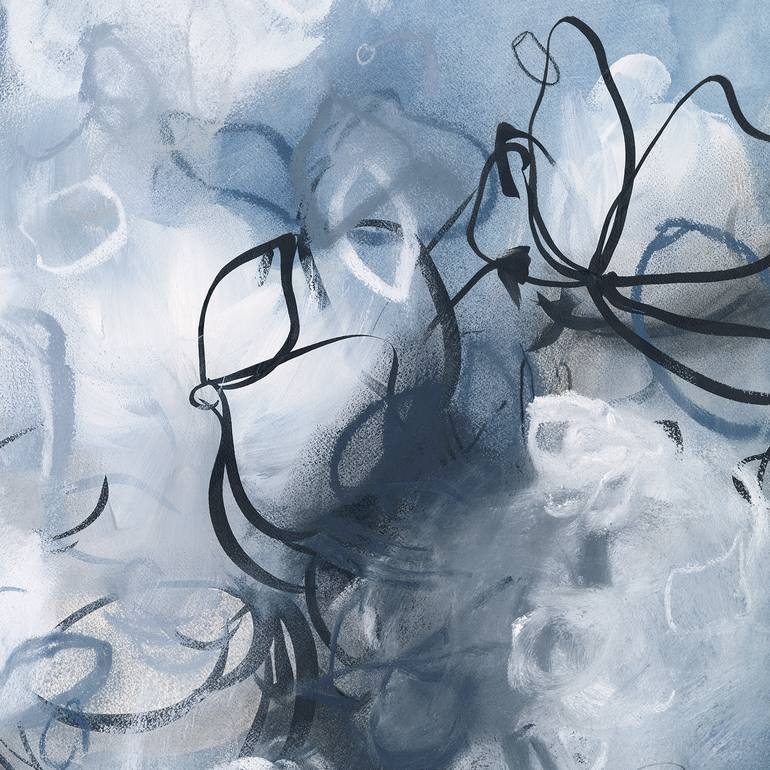 Original Abstract Expressionism Nature Drawing by Sara Richardson