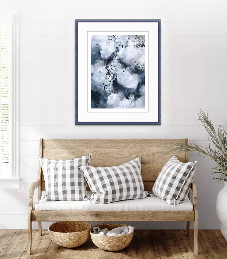 Original Abstract Floral Painting by Sara Richardson