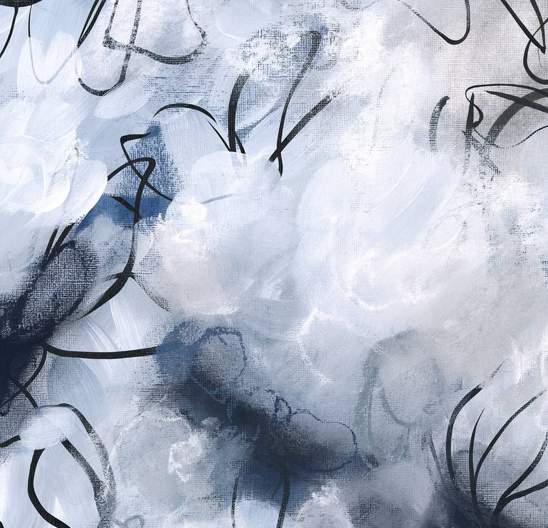 Original Abstract Floral Painting by Sara Richardson