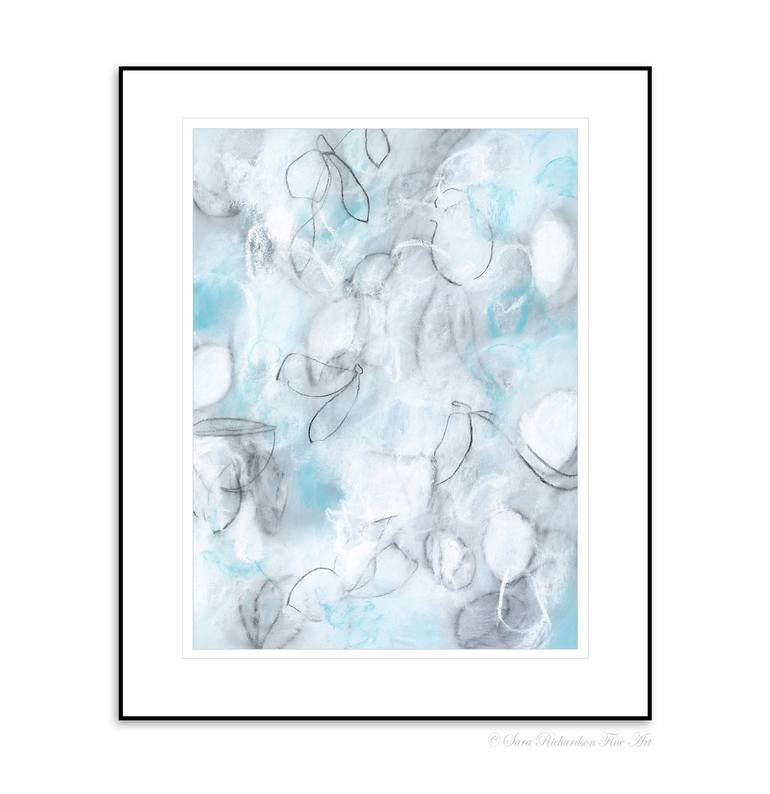 Original Abstract Botanic Drawing by Sara Richardson
