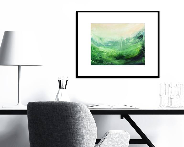 Original Abstract Expressionism Landscape Painting by Sara Richardson
