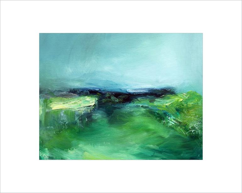 Original Expressionism Landscape Painting by Sara Richardson