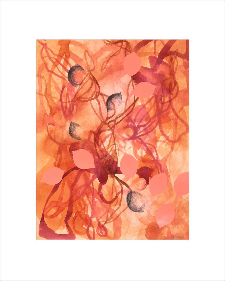 Original Abstract Nature Mixed Media by Sara Richardson