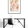 Contextual image to help show how the drawing by contemporary artist Sara Richardson could look framed