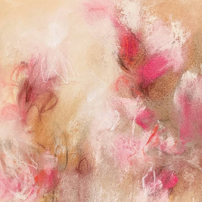 Original Abstract Floral Drawing by Sara Richardson