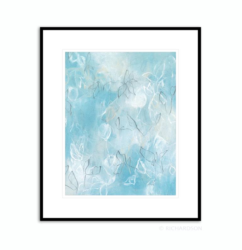 Original Abstract Floral Drawing by Sara Richardson