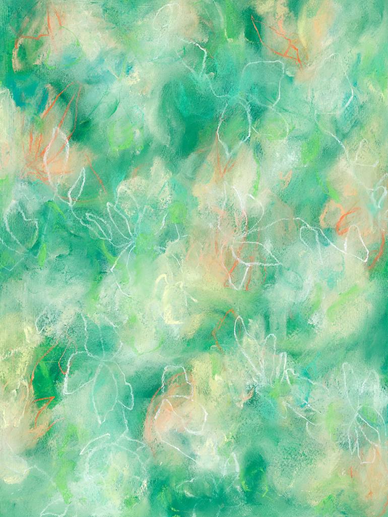 Original Abstract Expressionism Nature Drawings by Sara Richardson