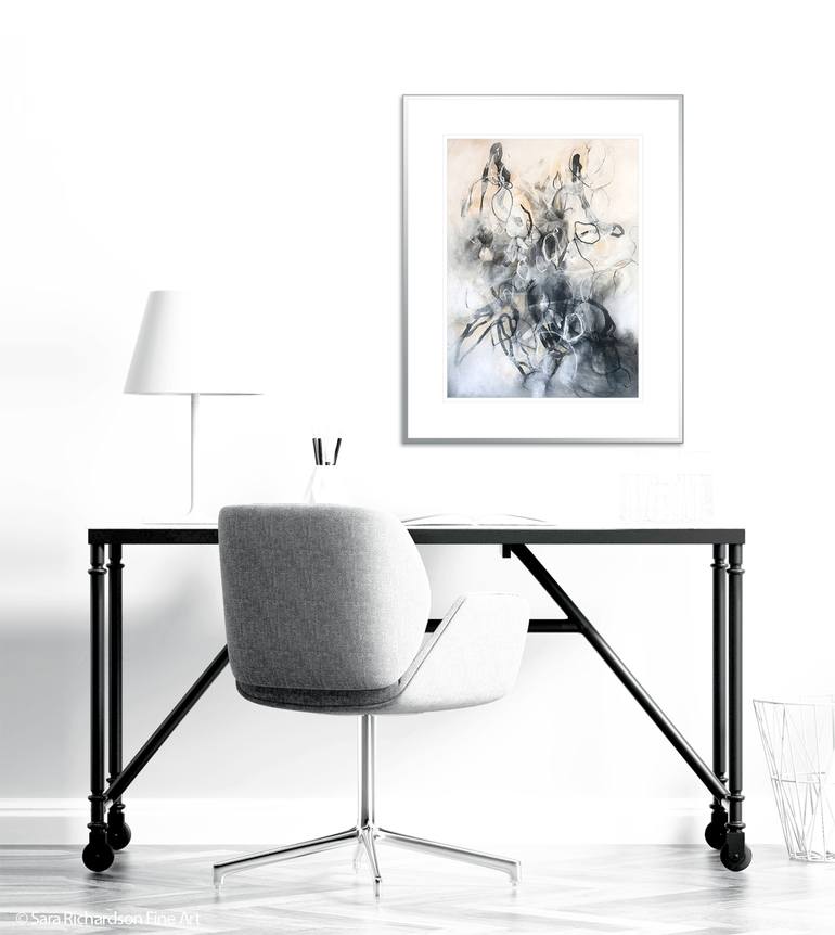 Original Abstract Nature Drawing by Sara Richardson