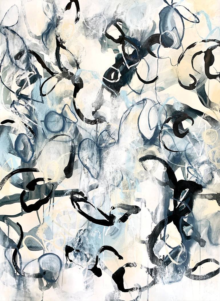 Original Abstract Expressionism Abstract Drawings by Sara Richardson