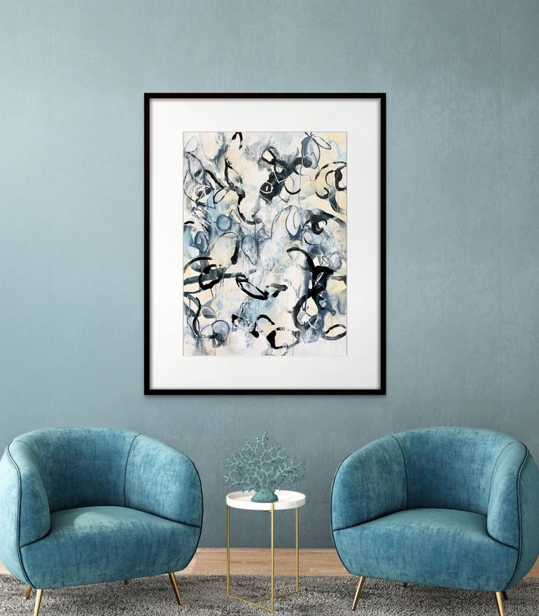 Original Abstract Nature Drawing by Sara Richardson