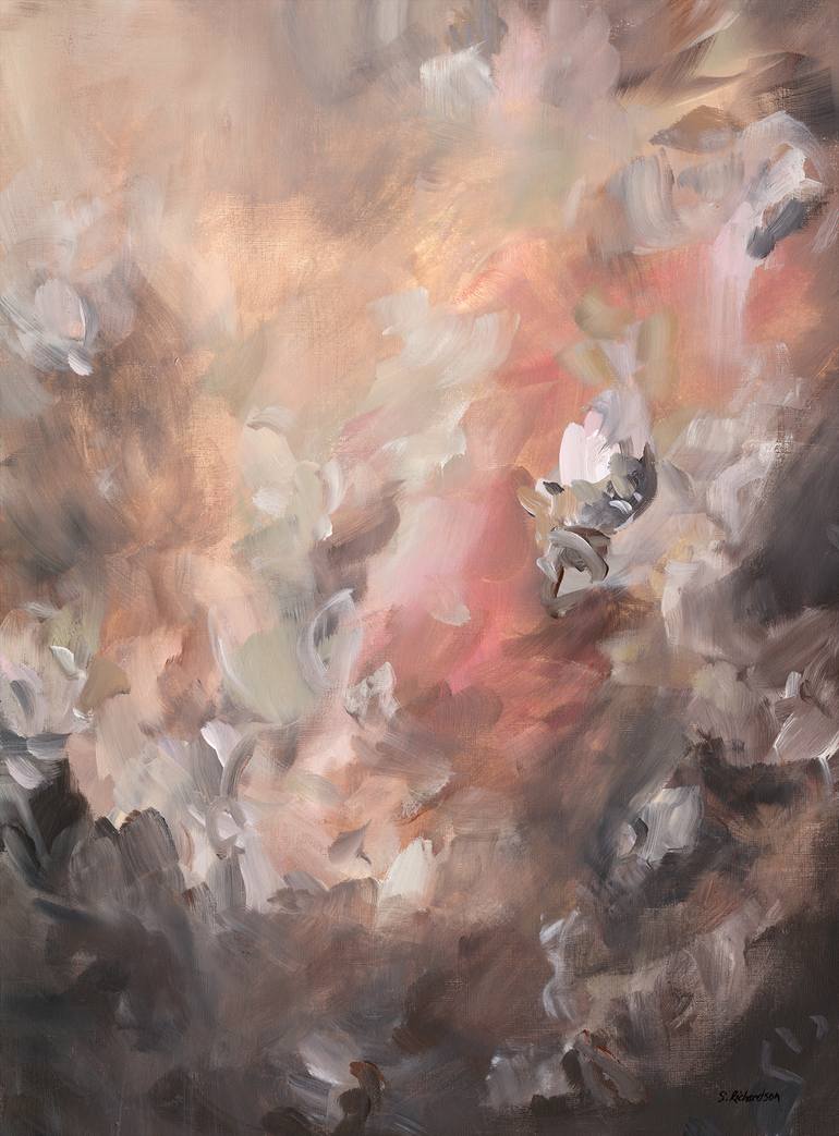 Original Abstract Nude Paintings by Sara Richardson
