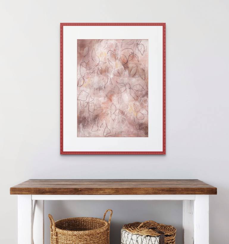 Original Abstract Expressionism Abstract Drawing by Sara Richardson